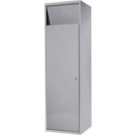 1-Tier 2 Door Maxi Laundry Locker, 23-15/16"W x 21-7/16"D x 80-13/16"H, Gray
