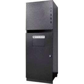 1-Tier 2 Door Towel Manager Locker, 54"W x 21"D x 69"H, Silver Vein