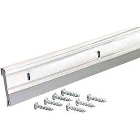 Economy Aluminum & Vinyl Door Sweep, Silver, 36"