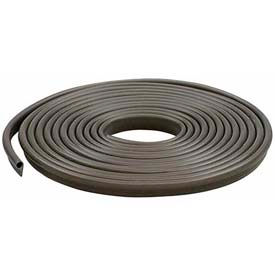 Vinyl Gasket Weatherstrip, Brown, 1/2" x 17' (Fits 1 Door)