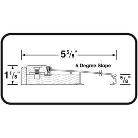Adjustable Alum & Hardwood Sill - Inswing, 36", Silver
