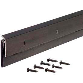 Commercial Grade Door Sweep W/EPDM Rubber Insert, Bronze, 48"