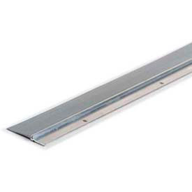 Heavy Duty Door Sweep W/Vinyl Seal, Silver, 36"