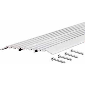 Heavy Duty Fluted Top Threshold, 36", Silver
