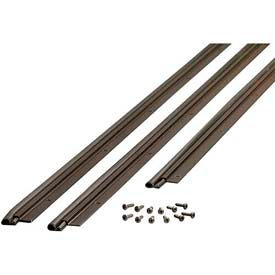 Flat Profile Door Jamb Weatherstrip Kit, Bronze, 36" x 84"