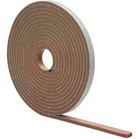 High Density Foam Tape (Closed Cell), Brown, 3/16" x 3/8" x 17'