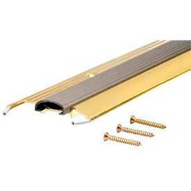 Premium Low Threshold W/Vinyl Seal, 36", Brite Gold
