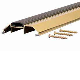 Deluxe Low Threshold W/Vinyl Seal, 72", Brite Gold