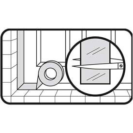 Transparent Weatherstrip Tape, Clear, 2" x 100'