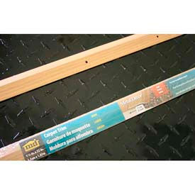 Carpet Trim Wide, Metal Decor, 72"L, Oak, Screw Nails
