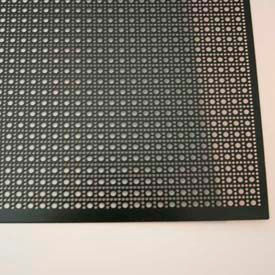 Aluminum Sheet, Lincane, 24"L x 12"W x 1/5" Thick, Black