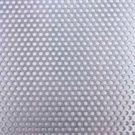 Aluminum Sheet, Small Holes, 36"L x 36"W x 1/50" Thick, Silver