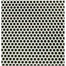 Aluminum Sheet, Small Holes, 36"L x 36"W x 1/50" Thick, White