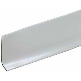Wallbase/Dry Back, 60'L X 4"W, Silver Gray