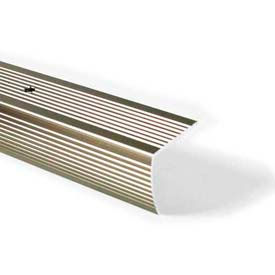 Stair Edging, Fluted, 36"L, Pewter, Screw Nails