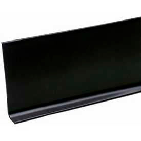 Wallbase/Dry Back, 48"L X 2-1/2"W, Black