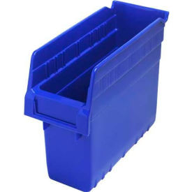 Plastic Nesting Storage Shelf Bin 4-3/8"W x 11-5/8"L x 8"H Blue