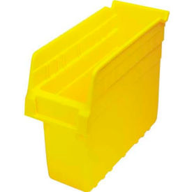 Plastic Nesting Storage Shelf Bin 4-3/8"W x 11-5/8"L x 8"H Yellow