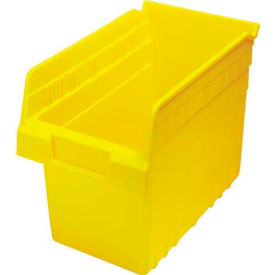 Plastic Nesting Storage Shelf Bin 6-5/8"W x 11-5/8"L x 8"H Yellow