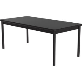 Library Tables 30"W x 60"L x 29"H - Black Granite