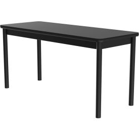 Science Lab Table - Laminate Top - 30"W x 60"L x 36"H - Black Granite
