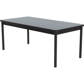 Library Tables 30"W x 72"L x 29"H - Gray Granite