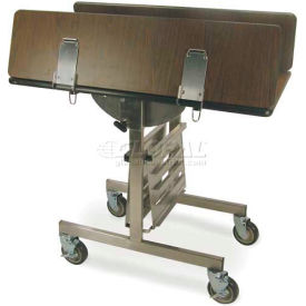 Tri-Fold Leaf Room Service Cart, Square, 36"W x 31"H x 40"L