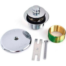 Push Pull 1-5/8" - 16 Thread Bushing, Chrome Brushed