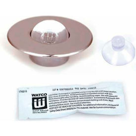 Nufit Presflo Tub Closure, Chrome Plated - Pkg Qty 2