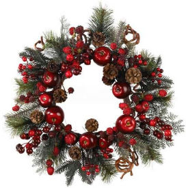 22'' Apple Berry Wreath