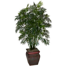 Mini Bamboo Palm with Decorative Vase