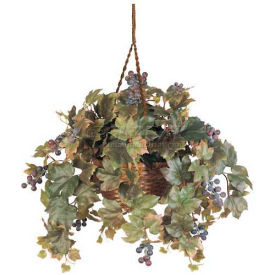 Grape Leaf Hanging Basket Silk Plant
