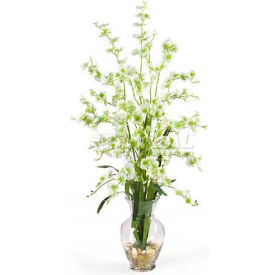 Dancing Lady Liquid Illusion Silk Flower Arrangement, Green