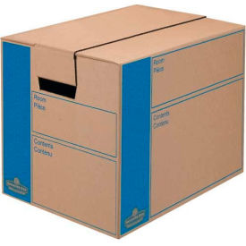 Smoothmove Small Moving & Storage Boxes, 17"L x 12"W x 12"H, Kraft