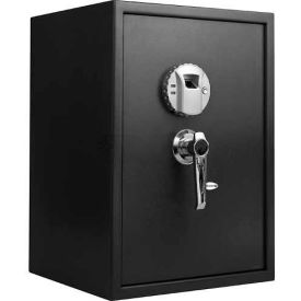 Large Biometric Safe Pistol Safe - 14"W x 13"D x 19-3/4"H, Black