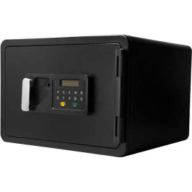 Fireproof Electronic Keypad Safe - 17-9/16"W x 14-13/16"D x 11-7/8"H, Black