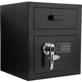 Standard Keypad Depository Safe - 13-3/4"W x 13-3/4"D x 16"H, Black