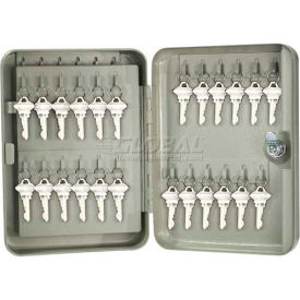 48 Position Key Safe with Key Lock, 7"W x 3"D x 10"H