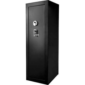 Extra Large Biometric Rifle Safe - 19-3/4"W x 16"D x 57"H, Black