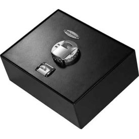 Top Opening Biometric Safe Pistol Cabinet - 14-3/4"W x 11-1/4"D x 5"H, Black