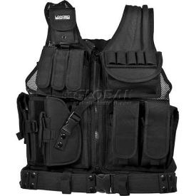 Loaded Gear VX-200 Tactical Vest (Left Handed Use), 22"L x 38-50"W