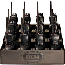 FuelPad12™ 12-Unit Battery Charger and Desktop Organizer For Radios, Cell Phones, Power Tools