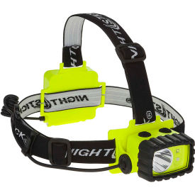 Nightstick Intrinsically Safe Headlamp with White Spot - White/Red Flood - 3 AA - Green - UL913 / ATEX