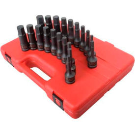 1/2" Drive 20 PC. 1/4"-3/4" & 6MM-19MM SAE/Metric Impact Hex Drive Master Set