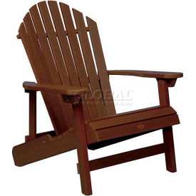 Hamilton Folding Adirondack Chair, King Size - Weathered Acorn