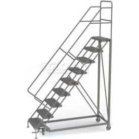 9 Step Configurable Forward Descent Rolling Ladder - Perforated Tread