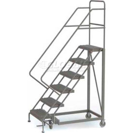 6 Step Configurable Forward Descent Rolling Ladder - Grip Strut Tread