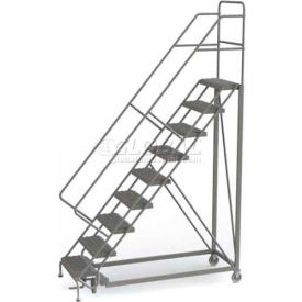 9 Step Configurable Forward Descent Rolling Ladder - Grip Strut Tread