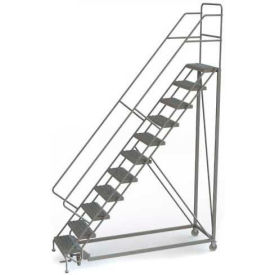 11 Step Configurable Forward Descent Rolling Ladder - Grip Strut Tread