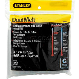 DualMelt Glue Sticks 4", 24 Pack